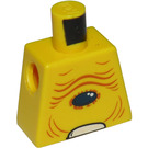 LEGO Amarillo Alien Espacio Policía 3 Torso sin brazos (973)