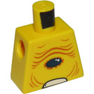 LEGO Gelb Alien Raum Polizei 3 Torso ohne Arme (973)