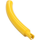 LEGO Yellow Animal Tail Middle Section with Technic Pin (40378 / 51274)