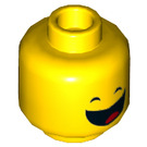 LEGO Yellow Apocalypse Benny Minifigure Head (Recessed Solid Stud) (3626 / 49359)