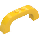 LEGO Yellow Arch 1 x 6 x 2 with Curved Top (6183 / 24434)