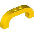 LEGO Yellow Arch 1 x 6 x 2 with Curved Top (6183 / 24434)