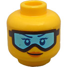 LEGO Yellow Arctic Exploration Ice Sculptor Minifigure Head (Recessed Solid Stud) (3626 / 38467)