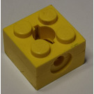 LEGO Yellow Arm Holder Brick 2 x 2 with Hole