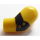 LEGO Jaune Bras (La gauche) avec Noir Elbow Pad (3819)