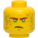 LEGO Gelb Avatar Lloyd Kopf (Einbau-Vollbolzen) (3626)