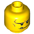 LEGO Geel Axl (70317) Minifigure Hoofd (Verzonken Solid Stud) (3626 / 23796)