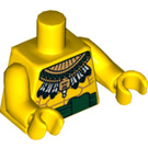 LEGO Yellow Aztec Warrior Torso (973 / 88585)