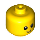 LEGO Yellow Baby Head with Smile with Neck (26556 / 35666)