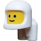 LEGO Geel Baby Hoofd met Wit Ruimtehelm en Lucht Tanks (107468)