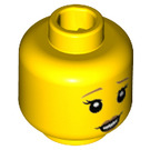 LEGO Yellow Babysitter Minifigure Head (Recessed Solid Stud) (3626 / 27977)