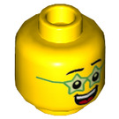 LEGO Yellow Balloon Animal Maker Minifigure Head (Recessed Solid Stud) (3626 / 67147)