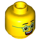 LEGO Žlutá Balón Zvíře Maker Minifigurka Hlava (Zapuštěný pevný cvoček) (3626 / 67147)