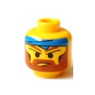 LEGO Gelb Bandit Kopf (Sicherheitsbolzen) (3626)