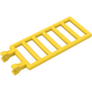 LEGO Gul Bar 7 x 3 med Dubbel Clips (5630 / 6020)