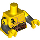 LEGO Gelb Battle Zwerg Minifigur Torso (973 / 16360)