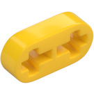 LEGO Geel Balk 2 x 0.5 met As Gaten (41677 / 44862)