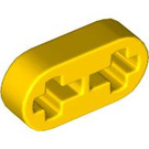 LEGO Gelb Strahl 2 x 0.5 mit Achse Löcher (41677 / 44862)