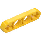 LEGO Gelb Balken 4 x 0.5 Dünn mit Achse Löcher (32449 / 63782)