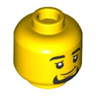 LEGO Geel Bear Rider Minifigure Hoofd (Verzonken Solid Stud) (3626 / 102409)
