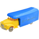 LEGO Yellow Bedford Moving Van with Indicators on front - LEGO Transport in gold