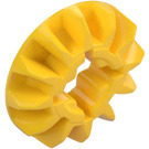 LEGO Yellow Bevel Gear Half with 12 Teeth (6589)