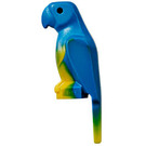 LEGO Geel Vogel met Blauw Gemarmerd Patroon met Brede Snavel (27062 / 27063)