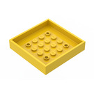 LEGO Geel Doos 6 x 6 Onderzijde