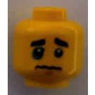 LEGO Gelb Boxer Kopf (Einbau-Vollbolzen) (3274)