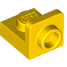LEGO Gelb Halterung 1 x 1 mit 1 x 1 Platte Oben (36840)