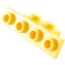 LEGO Jaune Support 1 x 2 - 1 x 4 avec coins carrés (2436)