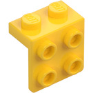 LEGO Geel Beugel 1 x 2 met 2 x 2 (21712 / 44728)