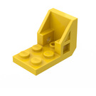 LEGO Yellow Bracket 2 x 3 - 2 x 2 (4598)