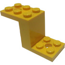 LEGO Jaune Support 2 x 5 x 2.3 sans encoche pour tenon à l'intérieur (6087)