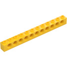 LEGO Amarillo Ladrillo 1 x 12 con Agujeros (3895)