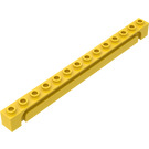 LEGO Yellow Brick 1 x 14 with Groove (4217)