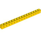 LEGO Jaune Brique 1 x 16 avec des trous (3703)