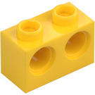 LEGO Geel Steen 1 x 2 met 2 Gaten (32000)