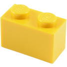 LEGO Yellow Brick 1 x 2 with Bottom Tube (3004 / 93792)