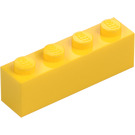 LEGO Żółty Cegła 1 x 4 (3010 / 6146)