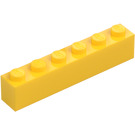 LEGO Giallo Mattoncino 1 x 6 (3009 / 30611)