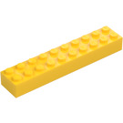 LEGO Żółty Cegła 2 x 10 (3006 / 92538)