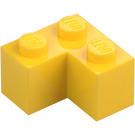 LEGO Żółty Cegła 2 x 2 Narożnik (2357)