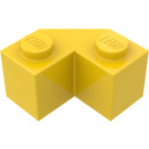LEGO Gelb Backstein 2 x 2 Facet (87620)