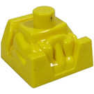 LEGO Gul Kloss 2 x 2 med Förare och Neck Knopp (41850)