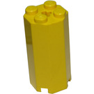 LEGO Jaune Brique 2 x 2 x 3.3 Octagonal (6037)