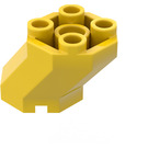 LEGO Jaune Brique 2 x 3 x 1.6 Octagonal Offset (6032)