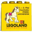 LEGO Yellow Brick 2 x 4 x 3 with Legoland Deutschland 1.-3. Mai Traumhaftes Pferde-Wochenende (30144)