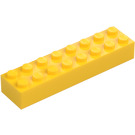 LEGO Yellow Brick 2 x 8 (3007 / 93888)