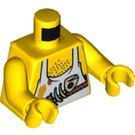 LEGO Gelb Backstein Bounty Cook Minifig Torso (973 / 76382)